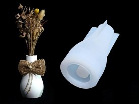 Molde silicona florero bombe chico 